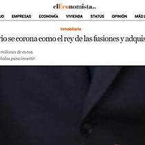 El sector inmobiliario se corona como el rey de las fusiones y adquisiciones en Espaa